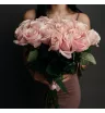 25 розовых роз Россия (60 см) 3