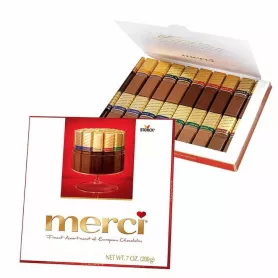 Конфеты Merci Ассорти шоколадные от интернет-магазина «Говорящие цветы»