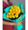 15 желтых роз Кения 1