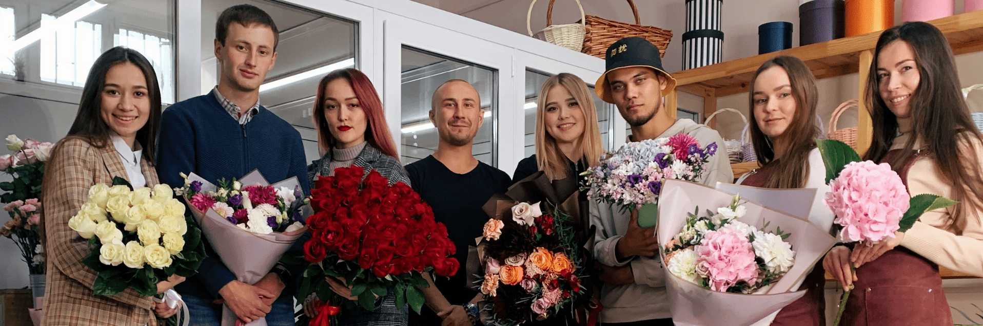 Команда салона &laquo;Говорящие цветы&raquo;